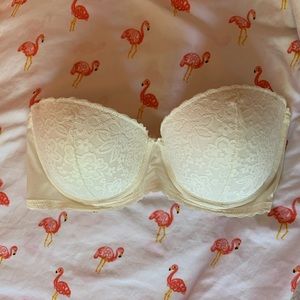 NWT Aerie Strapless Lace Bra Size 38C